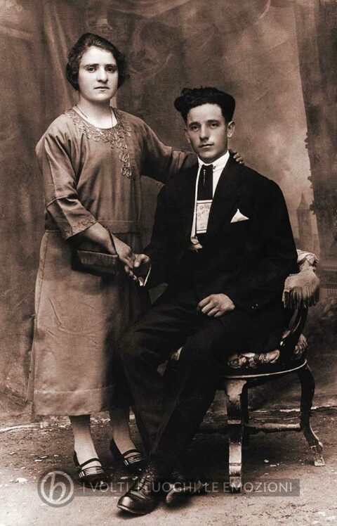 Foto Aurelio Martini - 1928: foto di fidanzamento di Giuseppina Pagnan e Giuseppe Martini