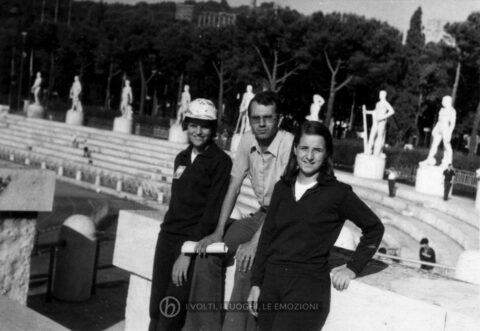 Foto Edda Quaggiotto - 1972: giochi della gioventù, lo stadio dei marmi a Roma