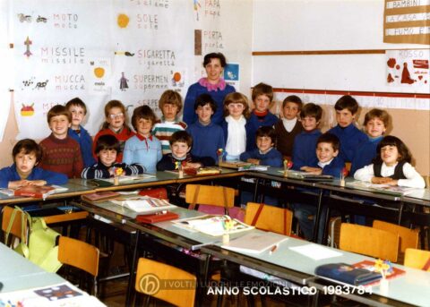 Foto Gino Quaggiotto - Classe del 1977 in prima elementare, anno scolastico 1983/84