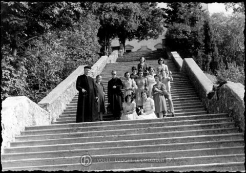 Foto Ida Trinca - Foto di gruppo in gita al santuario della Madonna della Corona a Caprino Veronese (VR)