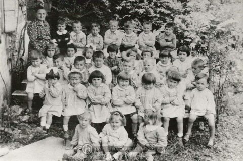 Foto Maurizio Soligo - 06 giugno 1961: bambini dell'asilo classi 1956, 1957, 1958 e 1959
