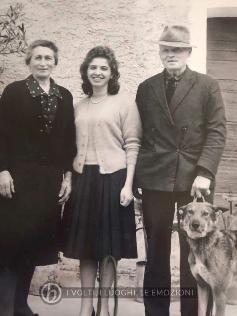 Foto Mazzoccato-Trinca - Alda con i genitori Maria e Albino