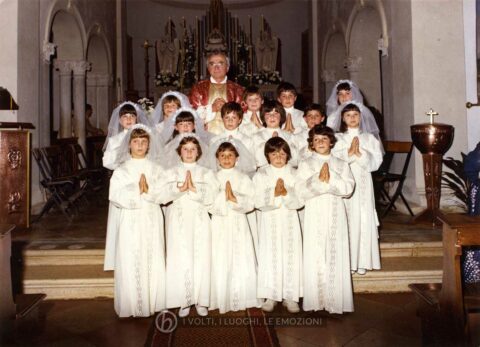 Foto Gianni Perin - La prima comunione della classe 1974