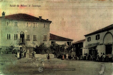 Foto Edda Quaggiotto: Cartolina postale - Saluti da Barcon di Vedelago