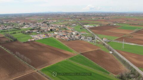 Foto Maurizio Soligo - 2 aprile 2010: foto aerea da nord-est