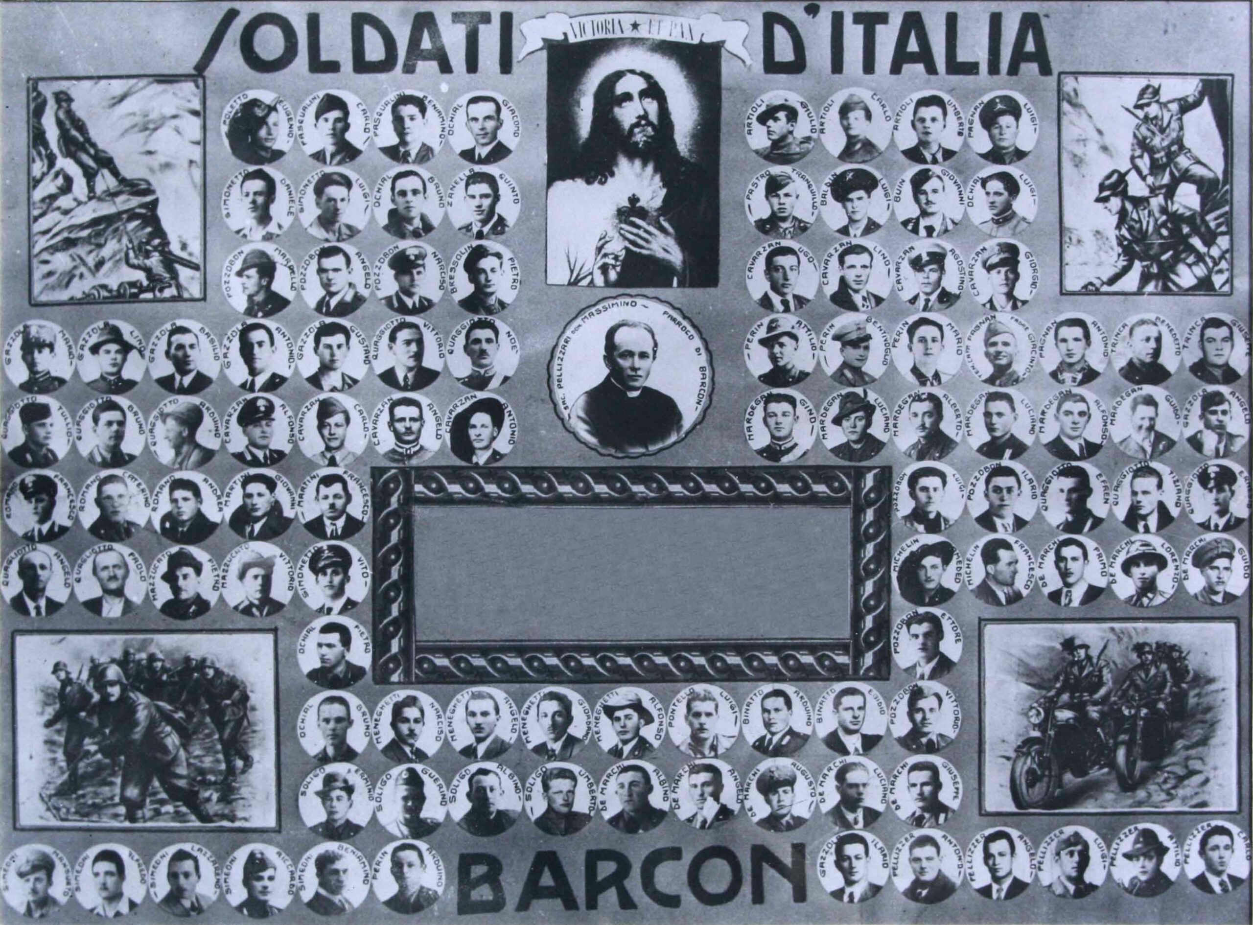 Soldati D'Italia - In memoria dei caduti di Barcon nelle guerre mondiali.