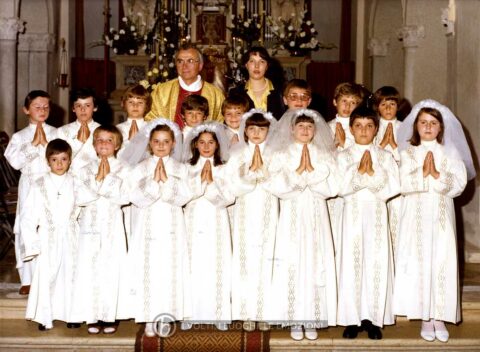 Foto Aurelio Martini - Prima comunione della classe 1972