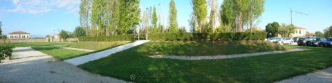 2007: l'area dove sorgeva Villa Pola, panoramica