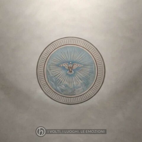 Il soffitto del presbiterio, 2023