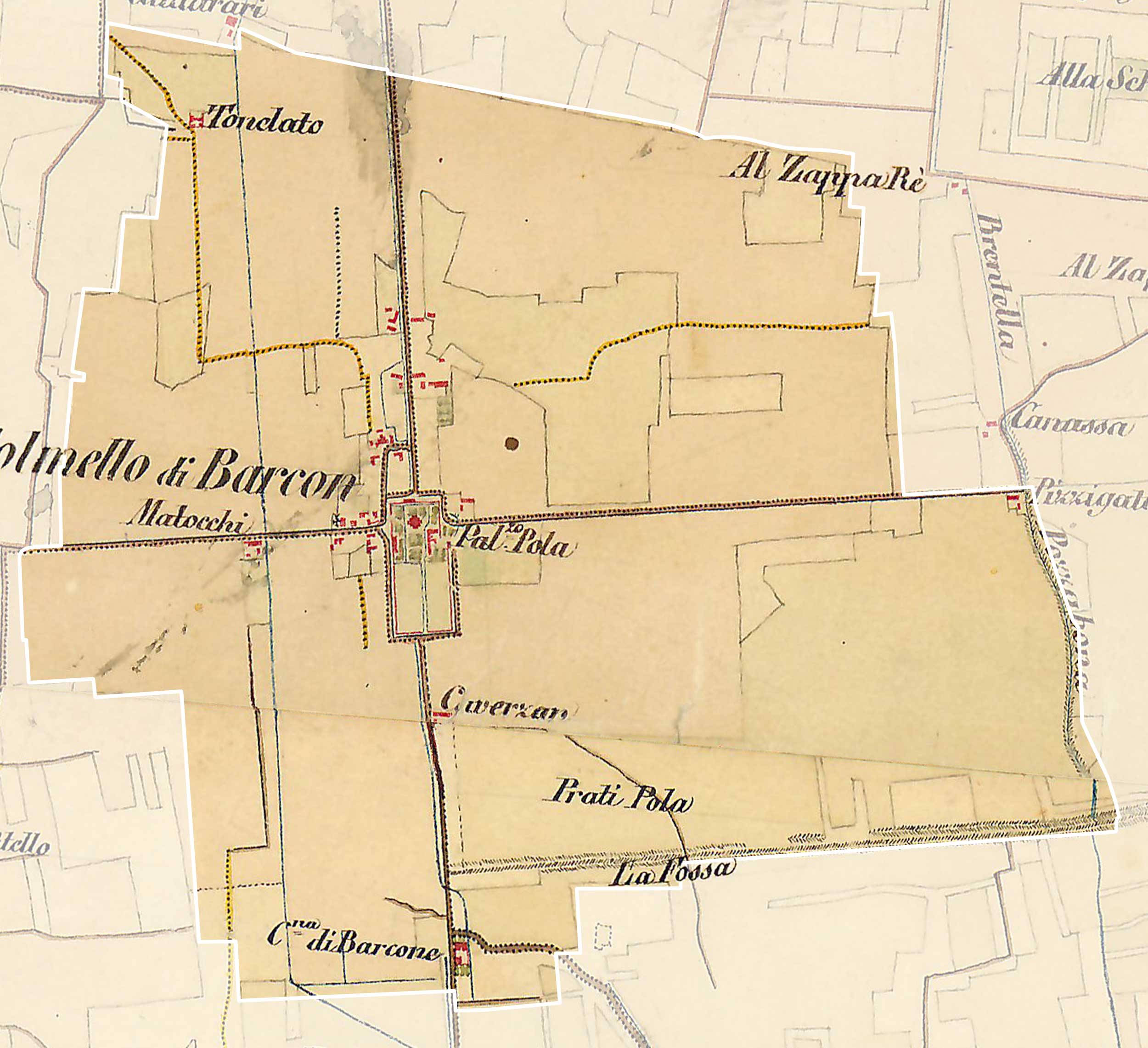 Mappa asburgica 1818-1829 Mappa asburgica 1818-1829