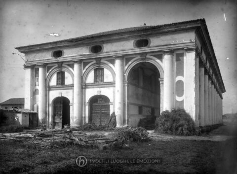 Barcon. Villa Pola. Barchessa neoclassica (negativo) di Gabinetto fotografico, 15/04/1931. Condizioni d'uso: Beni Culturali Standard (BCS)