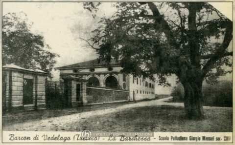Foto Famiglia Pomini: la Barchessa nel 1920