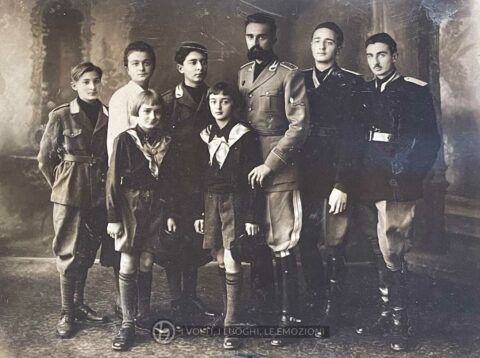 Foto Famiglia Pomini: i figli di Guido e Maria Adelaide