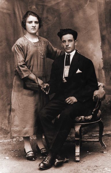 Foto Aurelio Martini - 1928: foto di fidanzamento di Giuseppina Pagnan e Giuseppe Martini