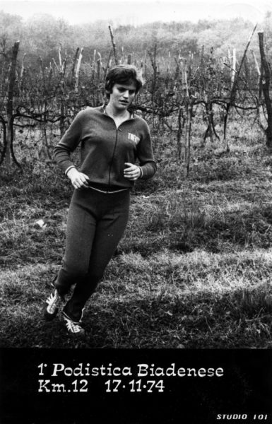 Foto Edda Quaggiotto - 17 novembre 1974: corsa podistica a Biadene
