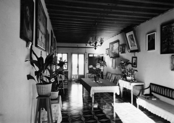 Foto Felice Trinca - 15 gennaio 1973: sala Canonica Barcon