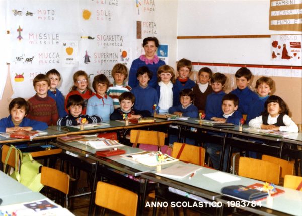 Foto Gino Quaggiotto - Classe del 1977 in prima elementare, anno scolastico 1983/84