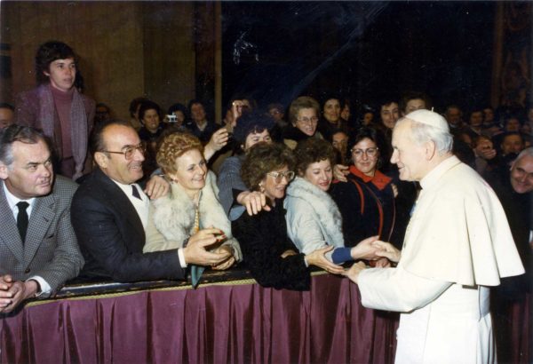 Foto Guido Mardegan - Udienza da Papa Giovanni Paolo II