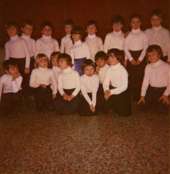 Foto Gianni Perin - La classe 1976 all'asilo