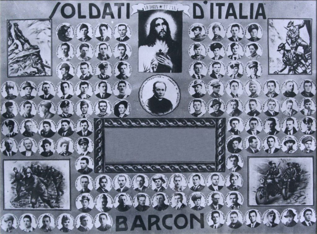 Soldati D'Italia - In memoria dei caduti di Barcon nelle guerre mondiali.