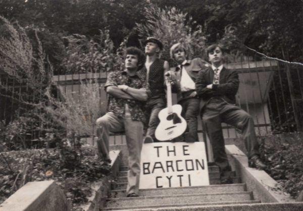 Foto Sergio Pasqualotto - The Barcon Cyti: Adolfo, Achille, Luigino e Sergio 30-8-1967