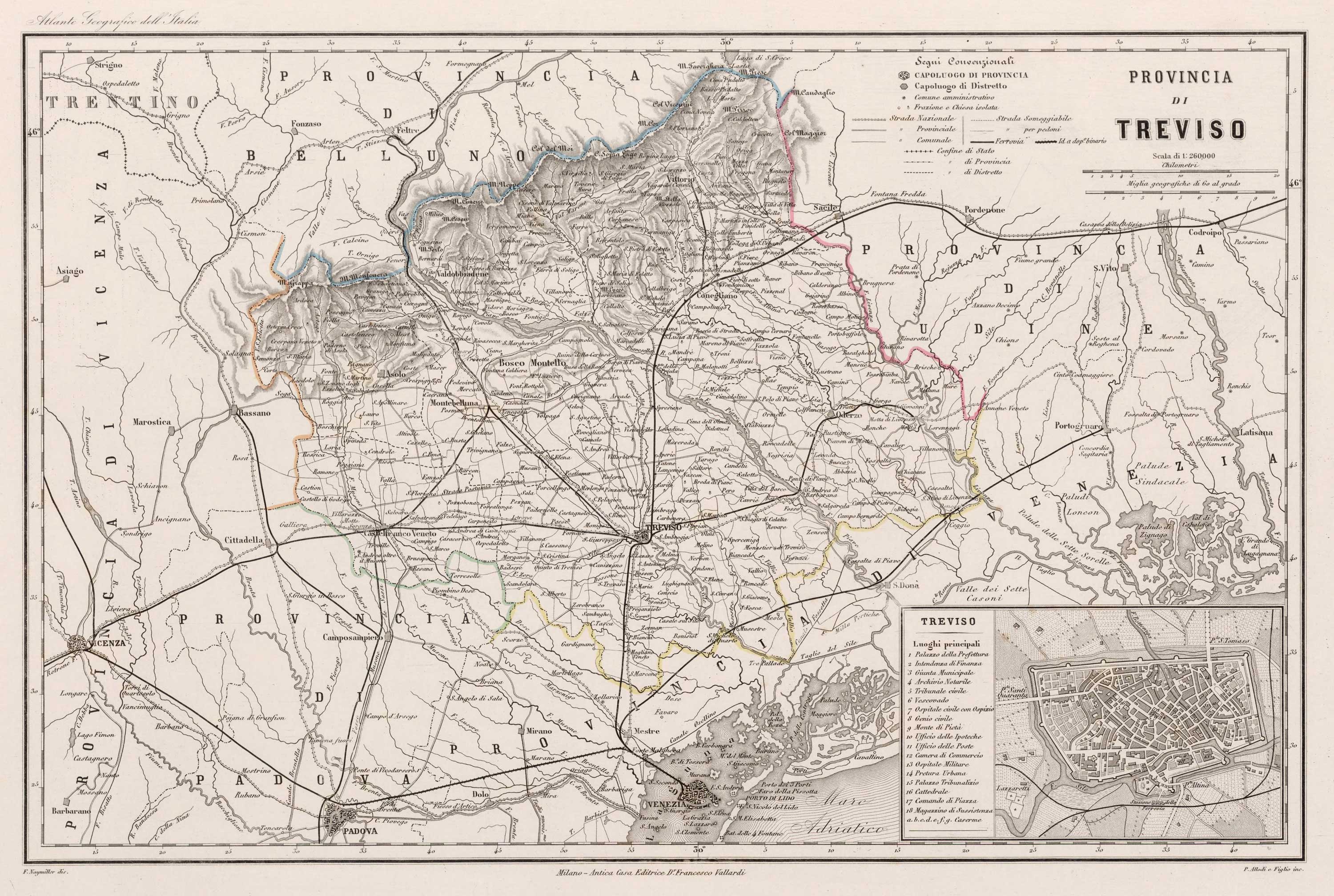 Provincia di Treviso, 1895