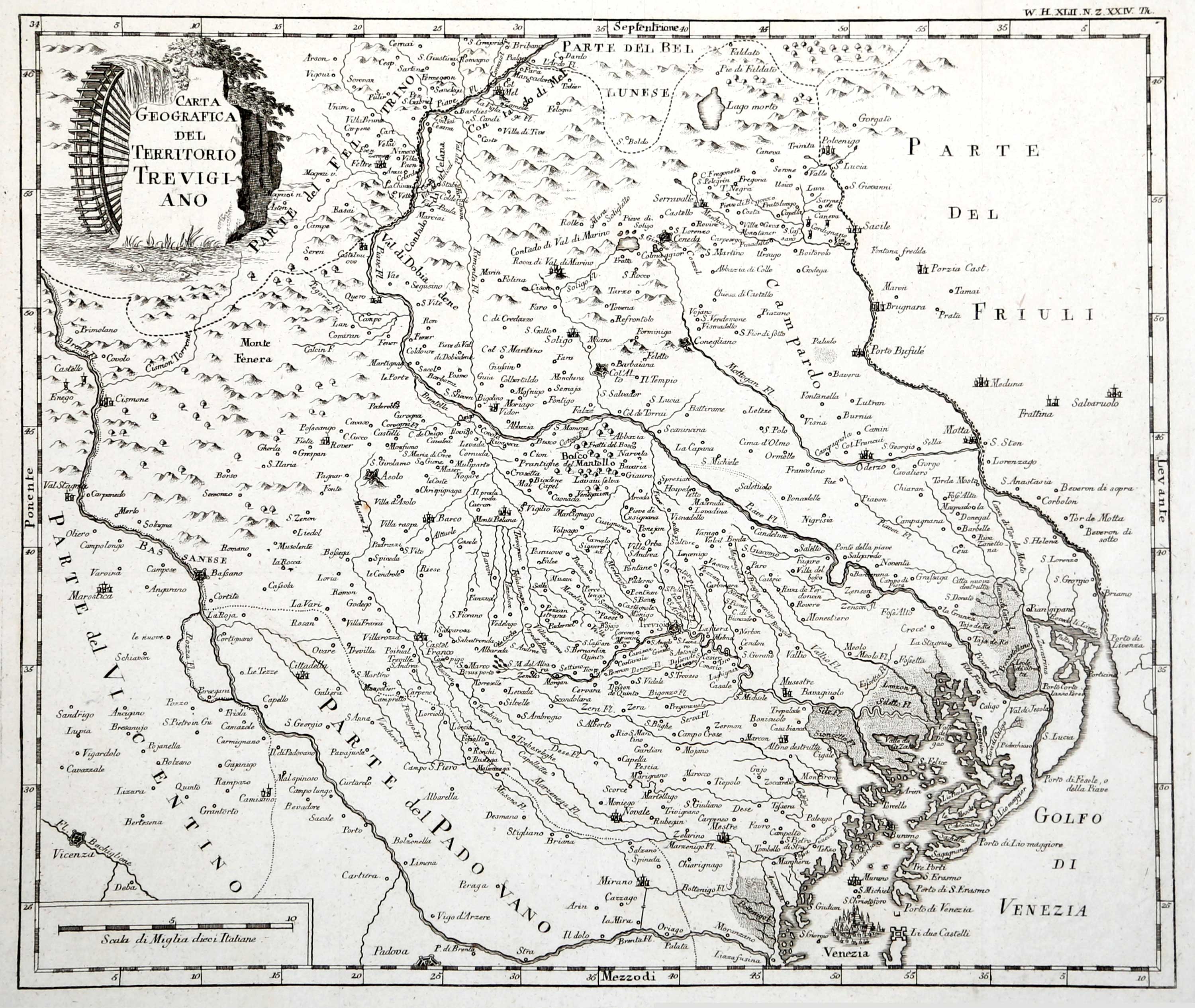 Carta Geografica del Territorio Trevigiano